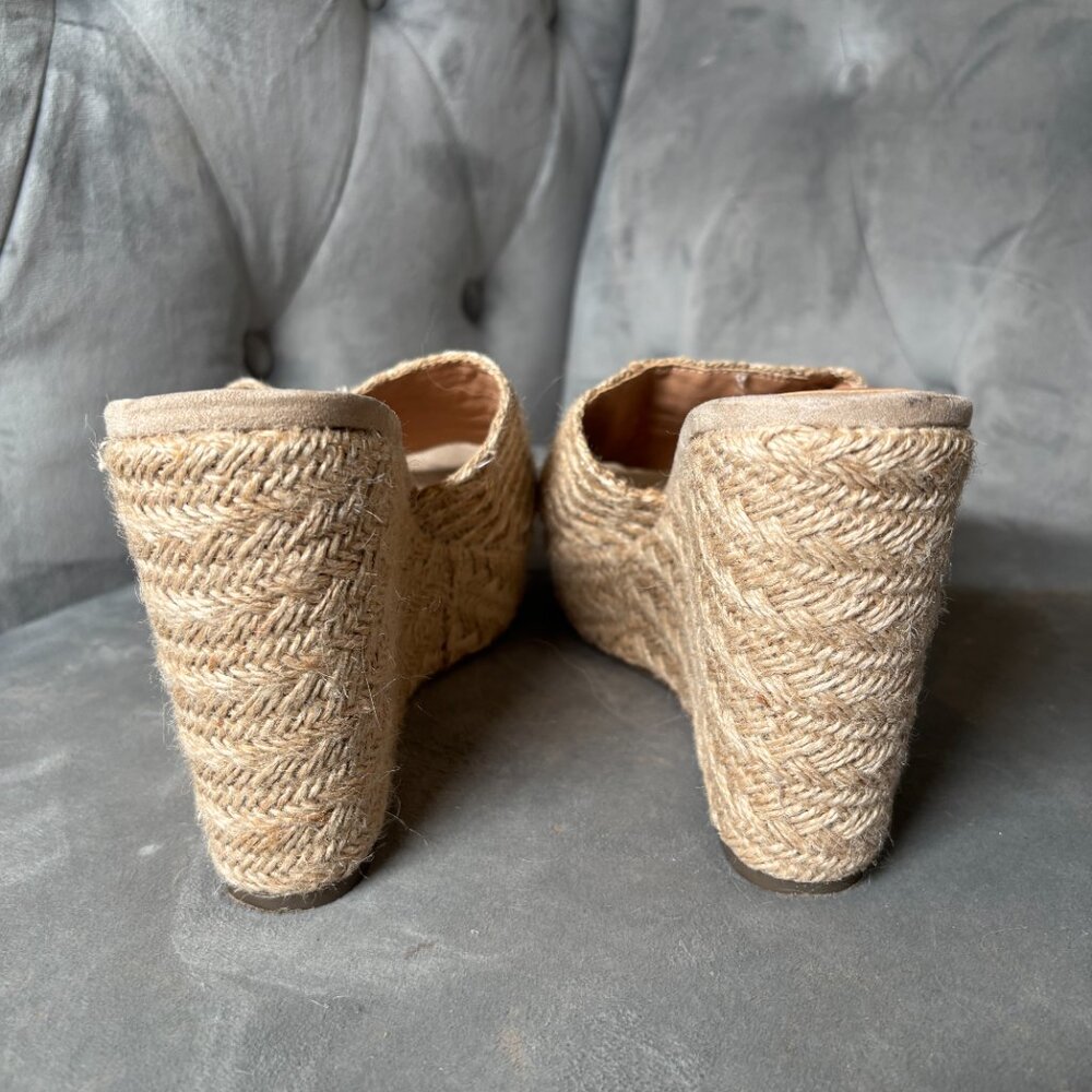 Madden Girl Graciee Jute Wedge Slides Natural Woven – Women’s 7.5 - Picture 4 of 11